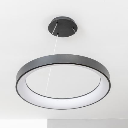 Brilagi - Zatemnjevalni LED lestenec na kablu FALCON II LED/99W/230V 3000-6500K premer 60 cm črna + daljinski upravljalnik