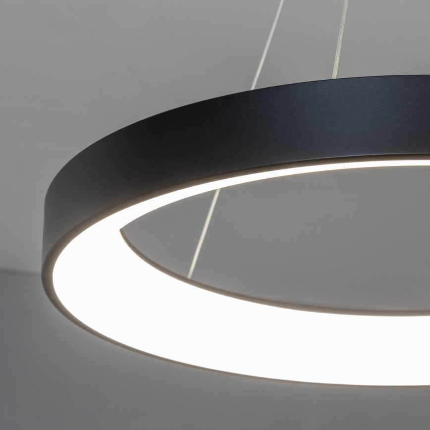 Brilagi - Zatemnjevalni LED lestenec na kablu FALCON II LED/99W/230V 3000-6500K premer 60 cm črna + daljinski upravljalnik