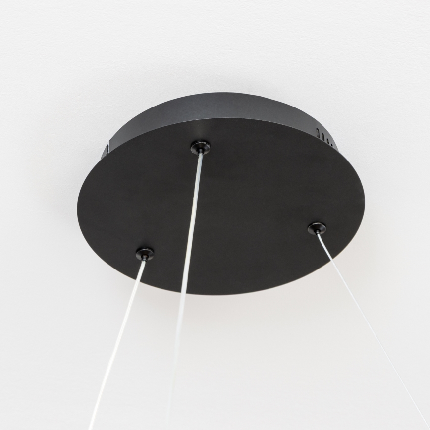 Brilagi - Zatemnjevalni LED lestenec na kablu FALCON II LED/99W/230V 3000-6500K premer 60 cm črna + daljinski upravljalnik