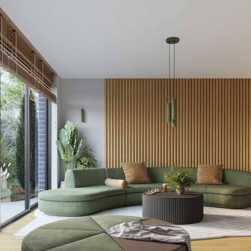 Brilagi - LED lestenec na lanku CRESTO 3xGU10/10W/230V zelen