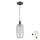 Brilagi - LED lestenec na lanku RETRO GLASS 1xE27/60W/230V premer 14 cm bakrena/bela