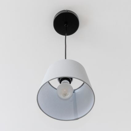 Brilagi - LED lestenec na tankem kablu CERIA 1xE27/40W/230V, premer 20,5 cm, siva