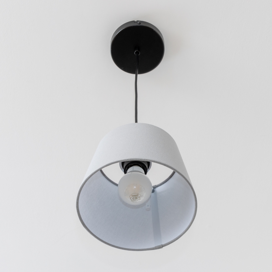 Brilagi - LED lestenec na tankem kablu CERIA 1xE27/40W/230V, premer 20,5 cm, siva