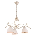 Brilagi - LED lestenec na verigi ANTICO 3xE27/60W/230V 3000K bela patina