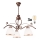 Brilagi - LED Lestenec na verigi ANTICO 3xE27/60W/230V bronasta patina