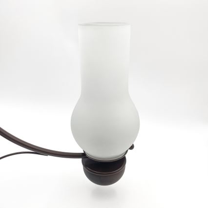 Brilagi - LED lestenec na verigi COTTAGE 3xE14/40W/230V bukev/rjava/bela