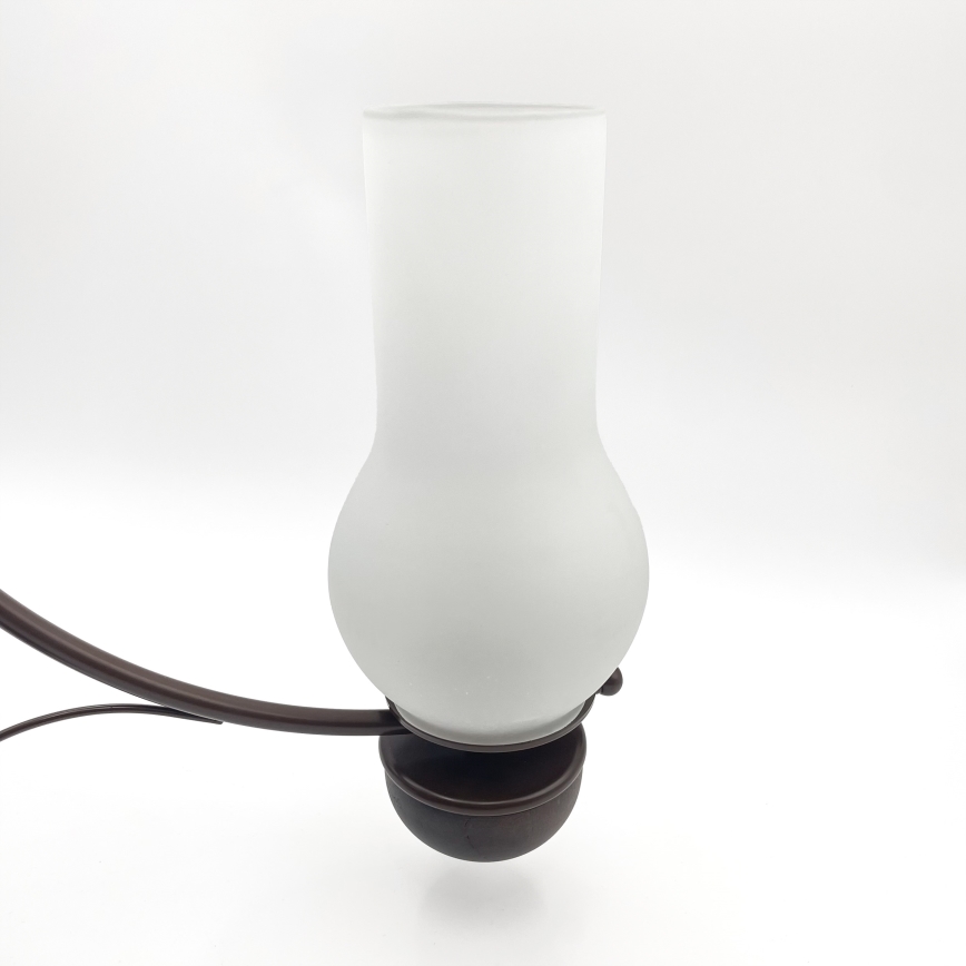 Brilagi - LED lestenec na verigi COTTAGE 3xE14/40W/230V bukev/rjava/bela