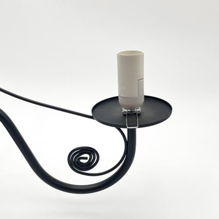 Brilagi - LED Lestenec na verigi COTTAGE 3xE14/40W/230V črna/bela