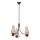 Brilagi - LED Lestenec na verigi COTTAGE 3xE14/40W/230V hrast/rjava