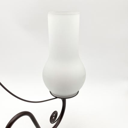 Brilagi - LED Lestenec na verigi COTTAGE 3xE14/40W/230V rjava/bela
