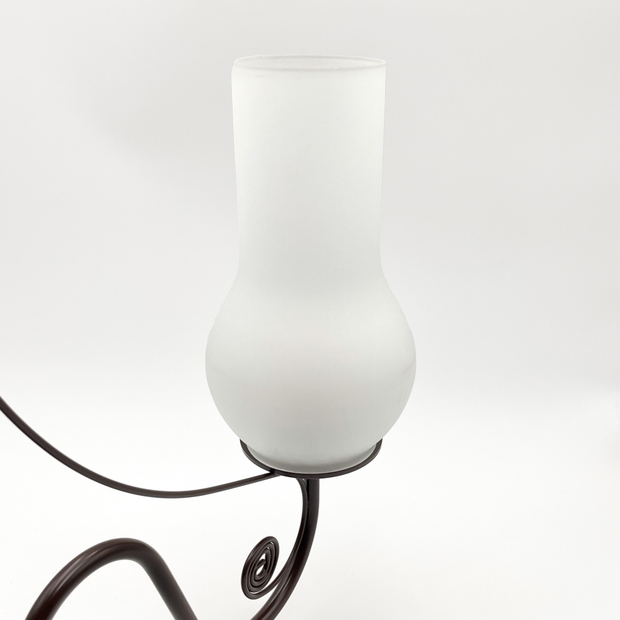 Brilagi - LED Lestenec na verigi COTTAGE 3xE14/40W/230V rjava/bela