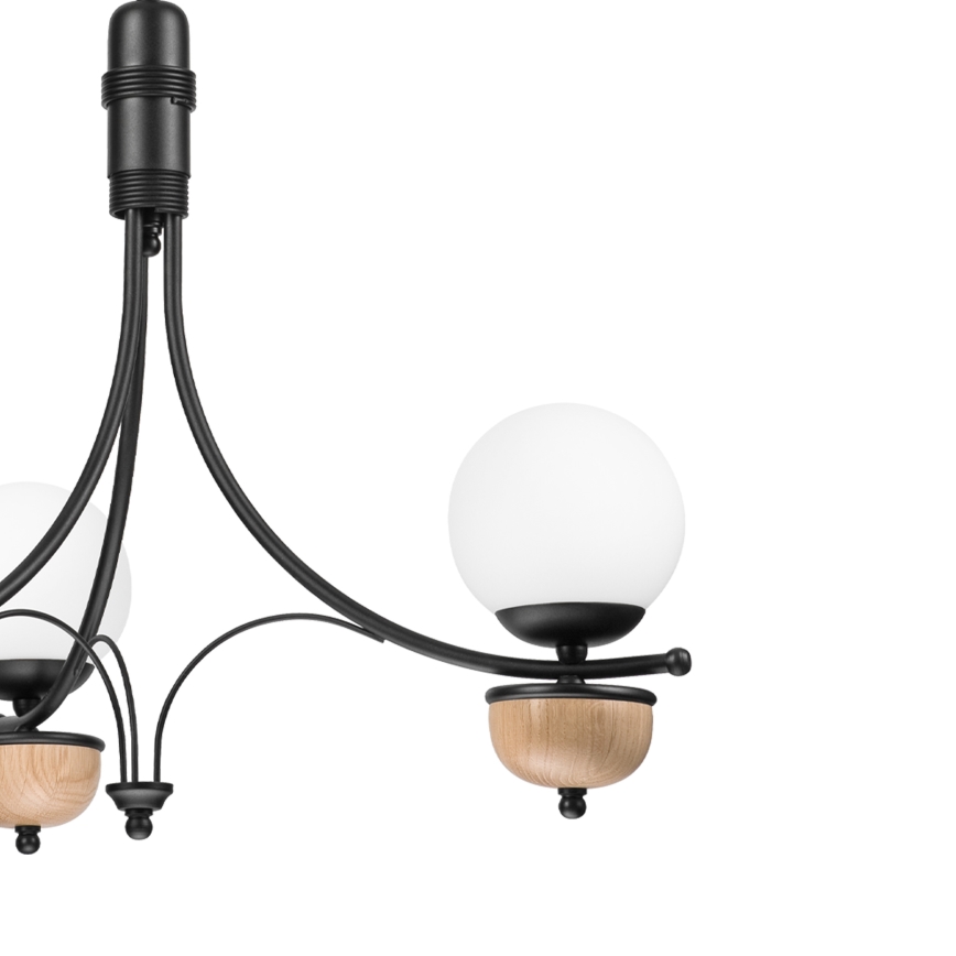 Brilagi - LED Lestenec na verigi COTTAGE 3xG9/40W/230V bukev/bela