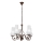 Brilagi - LED Lestenec na verigi COTTAGE 5xE14/40W/230V rjava/bela