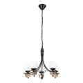 Brilagi - LED Lestenec na verigi COTTAGE 5xG9/40W/230V bukev/bela