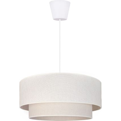 Brilagi - LED lestenec na vrvi BOHO ECO 1xE27/10W/230V premer 40 cm krem