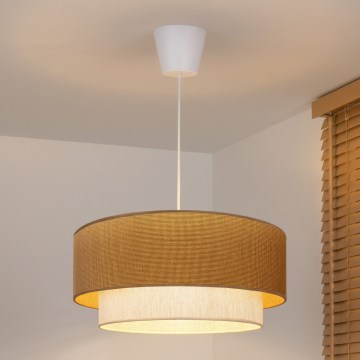 Brilagi - LED lestenec na vrvi BOHO ECO 1xE27/10W/230V Ø 40 cm bež/krem