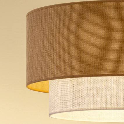 Brilagi - LED lestenec na vrvi BOHO ECO 1xE27/10W/230V Ø 40 cm bež/krem