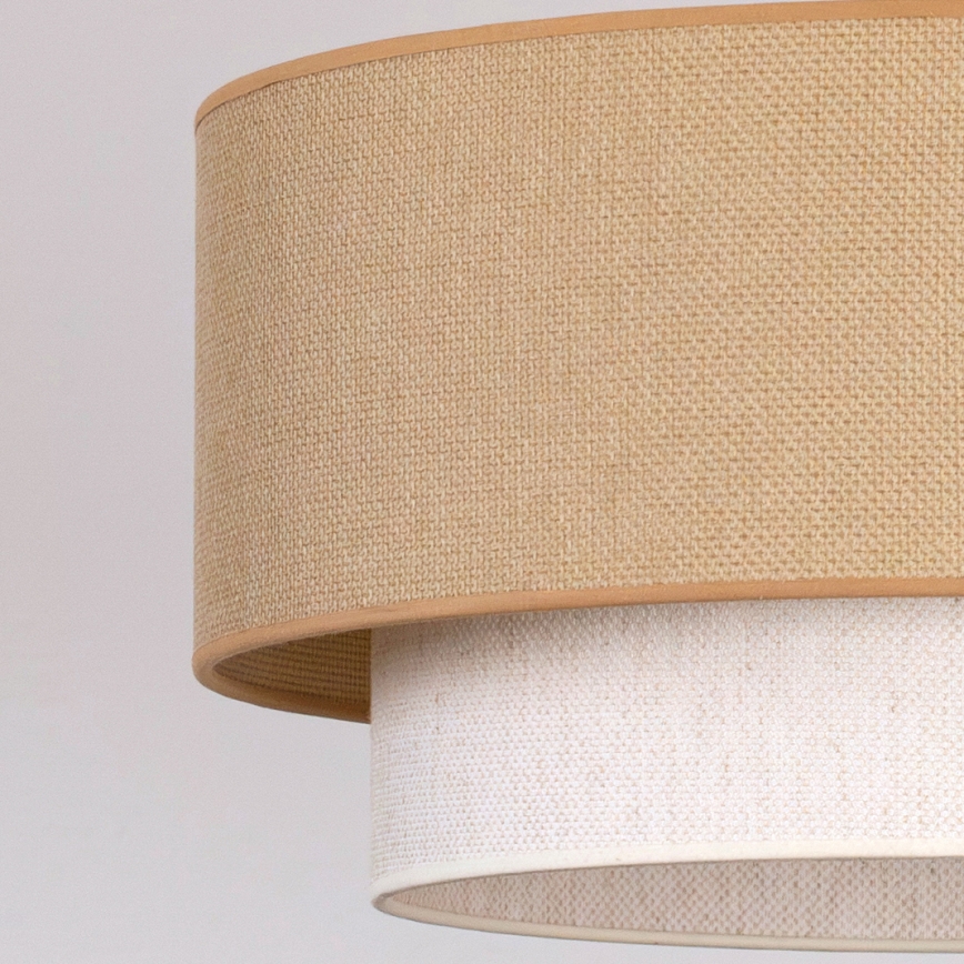 Brilagi - LED lestenec na vrvi BOHO ECO 1xE27/10W/230V Ø 40 cm bež/krem