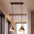 BRILAGI - LED Lestenec na vrvi CONE DOUBLE 2xGX53/15W/230V zlati