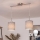 Brilagi - LED lestenec na vrvi NUBILA 2xE27/60W/230V siva