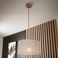 Brilagi - LED Lestenec na vrvici ANTHONY 1xE27/60W/230V hrast/bela