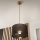 Brilagi - LED Lestenec na vrvici ANTHONY 1xE27/60W/230V hrast/črna