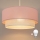 Brilagi - LED lestenec na vrvici BOHO BOBO 1xE27/60W/230V Ø 40 cm rožnata/kremna