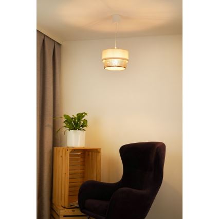 Brilagi - LED Lestenec na vrvici BOHO STYLE 1xE27/15W/230V pr. 25 cm