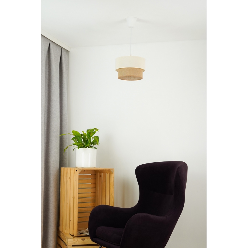 Brilagi - LED Lestenec na vrvici BOHO STYLE 1xE27/15W/230V pr. 25 cm