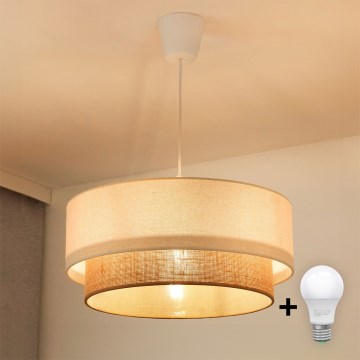 Brilagi - LED Lestenec na vrvici BOHO STYLE 1xE27/15W/230V pr. 40 cm
