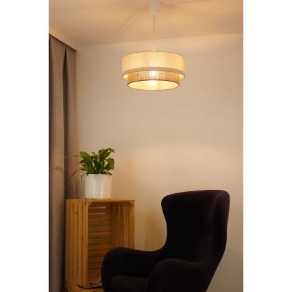 Brilagi - LED Lestenec na vrvici BOHO STYLE 1xE27/15W/230V pr. 40 cm