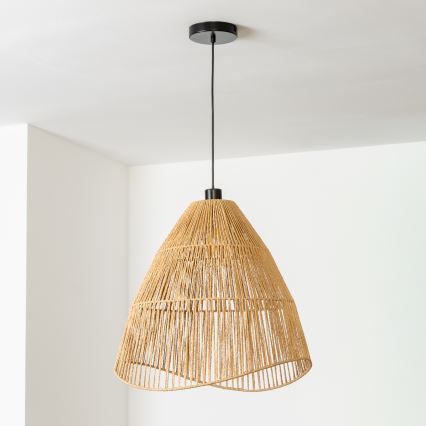 Brilagi - LED lestenec na vrvici CERIA BOHO 1xE27/40W/230V pr. 70 cm rjava
