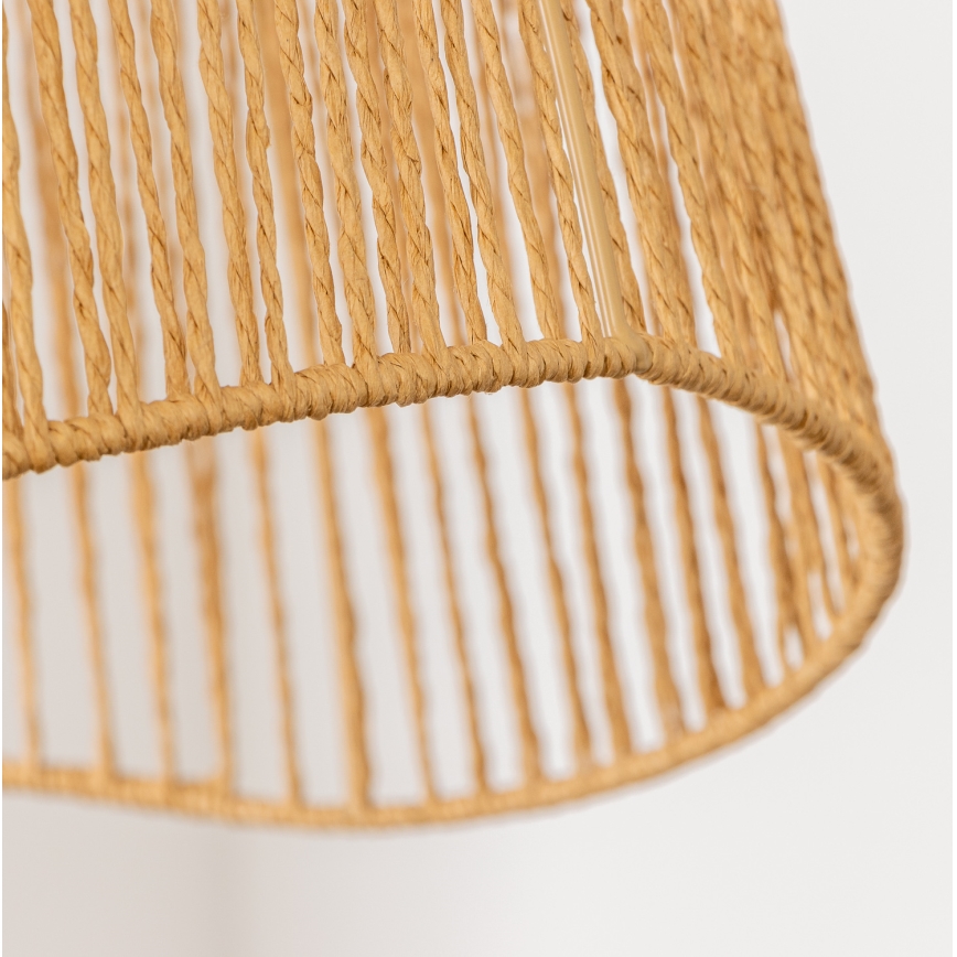 Brilagi - LED lestenec na vrvici CERIA BOHO 1xE27/40W/230V pr. 70 cm rjava