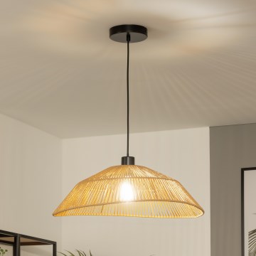 Brilagi - LED lestenec na vrvici CERIA BOHO 1xE27/40W/230V premer 50 cm rjave barve