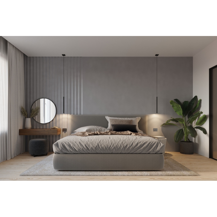 Brilagi -  LED Lestenec na vrvici DRIFA 3xG9/4W/230V črna