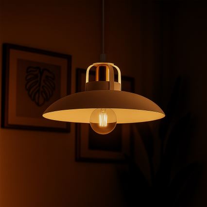 Brilagi - LED Lestenec na vrvici FLAMENGO 1xE27/60W/230V bela