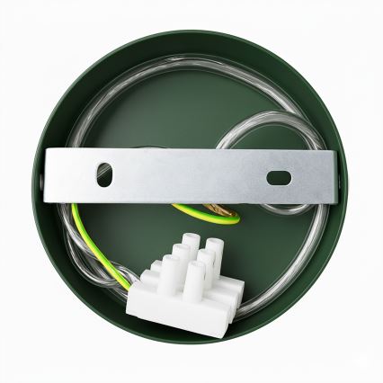 Brilagi - LED Lestenec na vrvici FLAMENGO 1xE27/60W/230V zelena