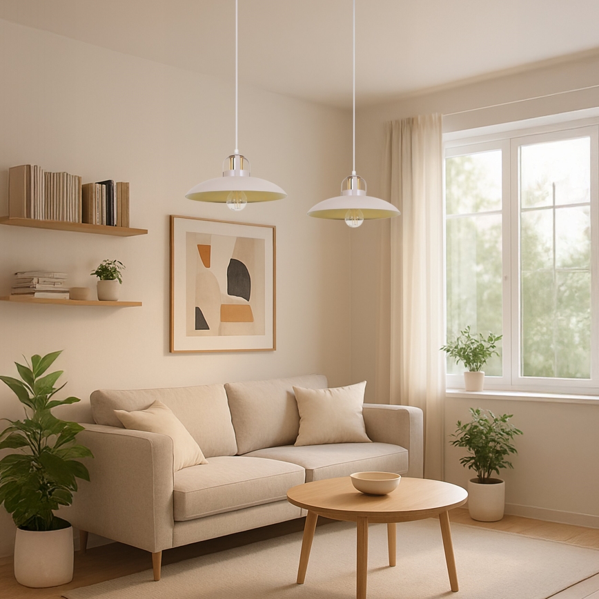 Brilagi - LED Lestenec na vrvici FLAMENGO 2xE27/60W/230V bež