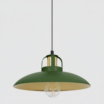 Brilagi - LED Lestenec na vrvici FLAMENGO 2xE27/60W/230V zelena