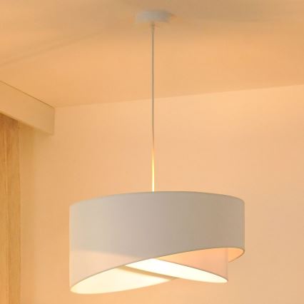 Brilagi - LED Lestenec na vrvici LYRA 1xE27/15W/230V bela