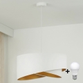 Brilagi - LED Lestenec na vrvici LYRA 1xE27/15W/230V bela/zlata