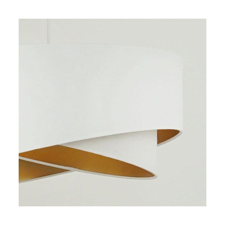 Brilagi - LED Lestenec na vrvici LYRA 1xE27/15W/230V bela/zlata