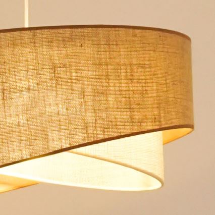 Brilagi - LED Lestenec na vrvici LYRA 1xE27/15W/230V bež/krem barva