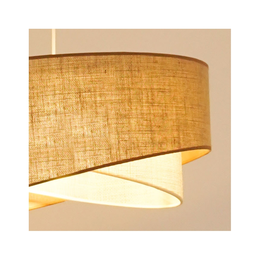 Brilagi - LED Lestenec na vrvici LYRA 1xE27/15W/230V bež/krem barva