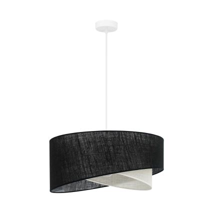 Brilagi - LED Lestenec na vrvici LYRA 1xE27/15W/230V črna/krem barva