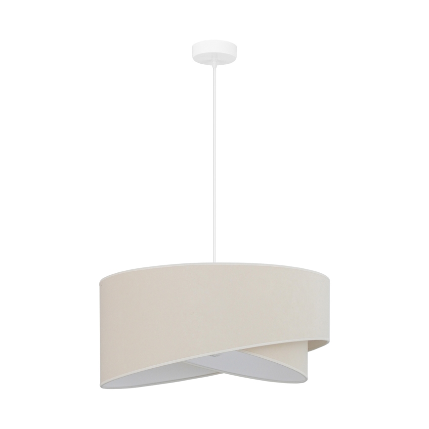 Brilagi - LED Lestenec na vrvici LYRA 1xE27/15W/230V krem barva/bela