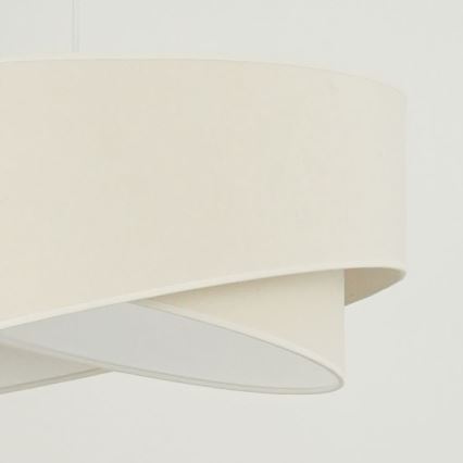 Brilagi - LED Lestenec na vrvici LYRA 1xE27/15W/230V krem barva/bela