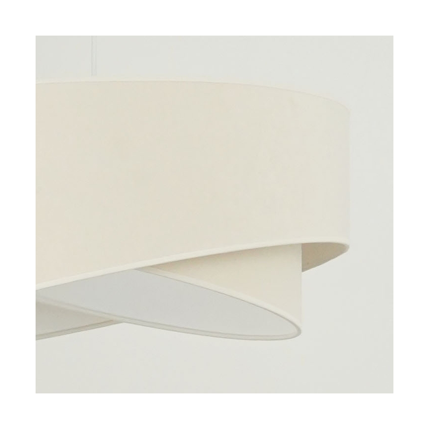 Brilagi - LED Lestenec na vrvici LYRA 1xE27/15W/230V krem barva/bela