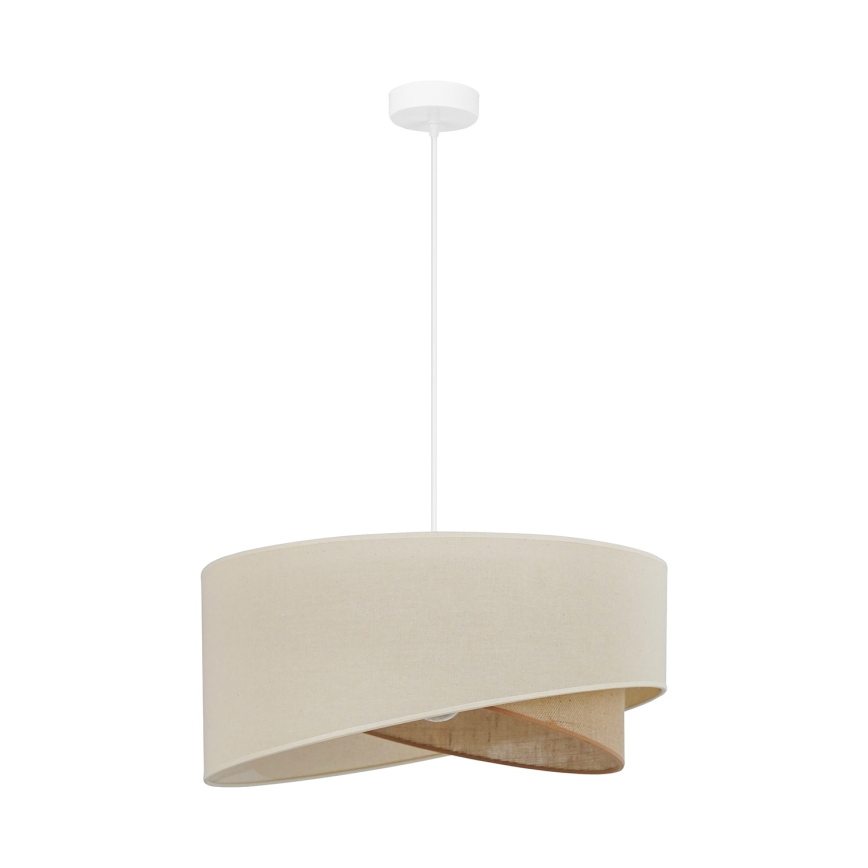 Brilagi - LED Lestenec na vrvici LYRA 1xE27/15W/230V krem barva/bež