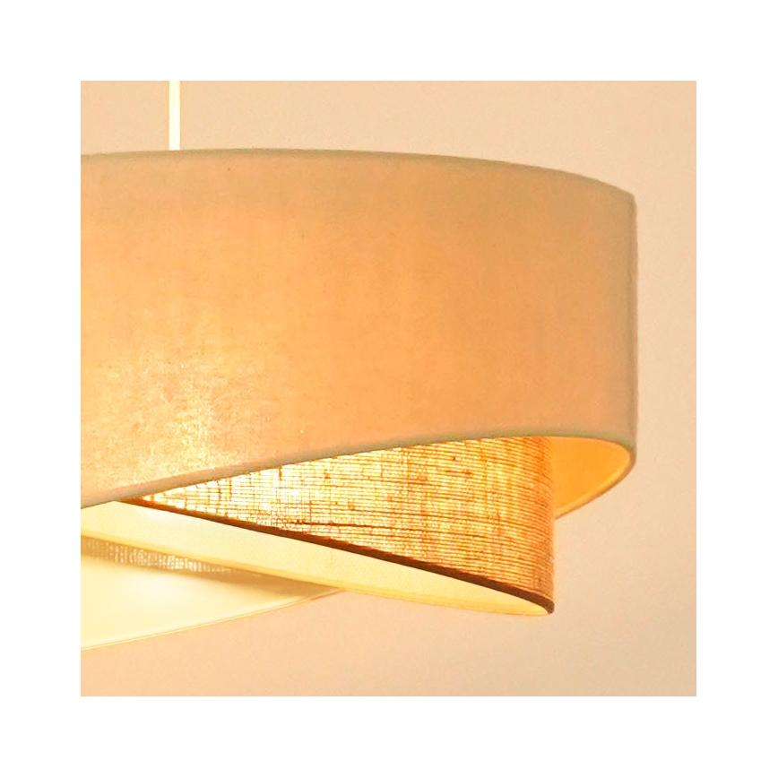 Brilagi - LED Lestenec na vrvici LYRA 1xE27/15W/230V krem barva/bež